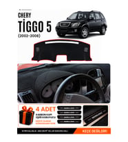 CHERY TİGGO 5 (2013-2015) Uyumlu Torpido Örtüsü Torpido Kılıfı - Siyah