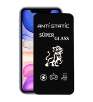 Apple Uyumlu   iPhone 11 Anti Static Toz Tutmaz Çerçeveli Ekran Koruyucu Cam