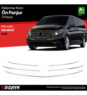 Mercedes Vito W447 Krom Ön Panjur 5 Prç. 2020 Üzeri