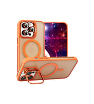 iPhone 16 Pro 6.3'' StandGuard MagSafe Kılıf + Lens Koruma Enerji Turuncusu