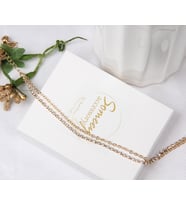 Zirkon Taşlı Gold Halhal (Altın)