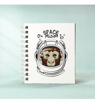 Astronot Maymun Tasarım Hediyelik Not Defteri