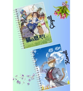 The cat returns defter seti 2 adet A4 boyutu 21*30 çizgili + kareli 60 syf