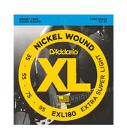 Daddario Exl180 Bass Gitar Tel Seti, Xl, 35-95, Long Scale, Nickel