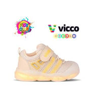 Vicco Orante 346.B24Y.150 Anatomik Taban Erkek Çocuk Işıklı Spor Ayakkabı Bej 22-25