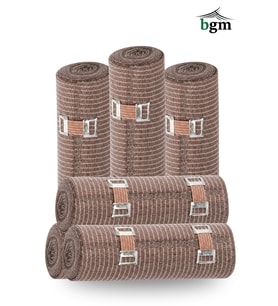 Premium Elastik Bandaj 20 cm Yüksek Kalite Esneklik ve Dayanıklılık  Spor & Ortopedik Destek  6’lı Set