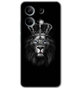Xiaomi Redmi Note 13 Pro 5G Kılıf HD Desen Baskılı Kılıf - King Lion