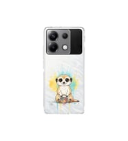 Poco X6 ile Uyumlu Splash Mirket Tasarımlı Şeffaf Silikon Kılıf