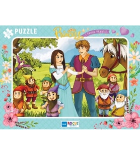 Blue Focus Princess Pamuk Prenses - Puzzle 72 Parça