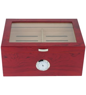 Falconetti 2 Katlı Camlı Humidor Puro Kutusu rc19