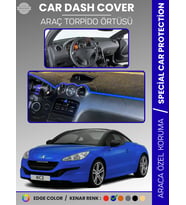 PEUGEOT PARTNER TEPEE (2008-2018) KAPAKLI Torpido Örtüsü Ön Göğüs Koruma Tam Uyum