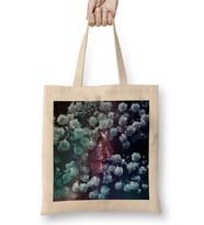 Kpop Korean Love Finger Snap Floral Space Bez Çanta Uzun Saplı