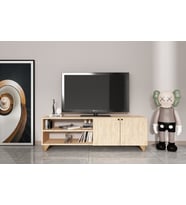 Tv Ünitesi Kapaklı ve Raflı Modern Tv Sehpası - Atlantikçam
