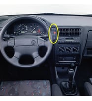 VW Polo Classic 1996-1999 Torpido Teyp Çerçevesi Kör Kapak 6K0957087A