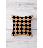 Çift Tarafı Baskılı Gizli Fermuarlı Dekoratif Yastık Kılıfı Kırlent Kılıfı Koltuk Yastık Kılıfı (Ten)