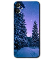 Galaxy A05 Kılıf HD Desen Baskılı Kılıf - Kış Manzarası