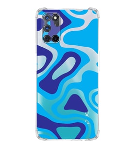 PrintiFy Oppo A52 Uyumlu Köşe Korumalı Renkli Desen Tasarımlı Şeffaf Silikon Kılıf