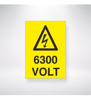 6300 Volt 21x28 Arkası Yapışkanlı Levha