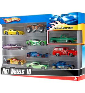 Hot Wheels 10'Lu Araba Seti (Karışık Model)