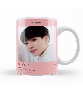 BTS  Jungkook Kupa Bardak Porselen