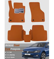 Volkswagen Polo (2017-2025) Uyumlu EVA Paspas Tam Set–Araca Özel,Su Geçirmez,Hızlı ve Kolay Montaj