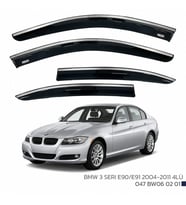 Bmw 3 Serisi E90 Cam Rüzgarlığı Kromlu 2004-2011 Arası Uyumlu