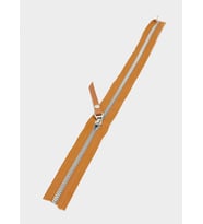 Angel Çanta Aksesuar Gerçek Deri Başlıklı Taba Fermuar 40 Cm Gümüş Metal