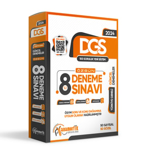 2024 DGS 8li Paket Deneme Sınavı Özgün Yeni Nesil Türkiye Geneli Kurumsal Çözüml (Beyaz)