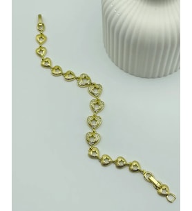 Xuping Ymz Gold Kalp Bileklik - 25-ymzb88