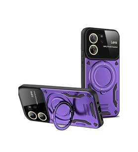 Mi 13T Pro Kılıf Joy Lens Standlı Kapak - Mor
