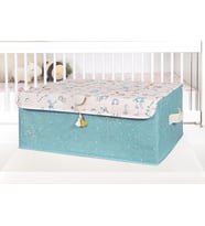 Baby Püsküllü Kapaklı Kutu Düzenleyici Çok Amaçlı Organizer Kutu Baza Boy (yeşil) -04249