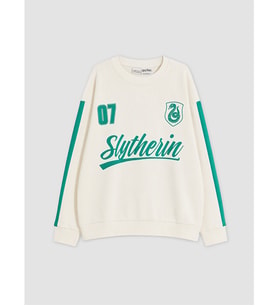 LCW Kids Ekru Harry Potter Baskılı Kız Çocuk Sweatshirt