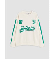 LCW Kids Ekru Harry Potter Baskılı Kız Çocuk Sweatshirt