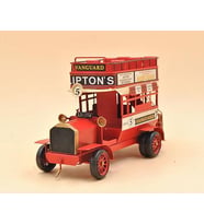 Jayland Metal Eskitilmiş Retro Klasik London Otobüs-Jayland Serisi-33*12*18,5 CM