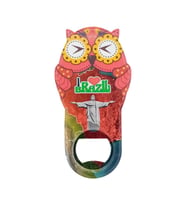 Brezilya Temalı Baykuş Magnet Kapak Açacak (Karışık)