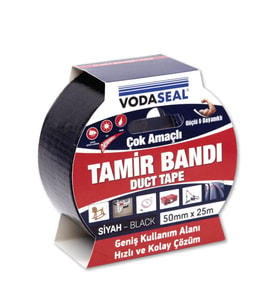 Vodaseal Duct Tape Siyah Tamir Bandı 50Mm x 25Mt