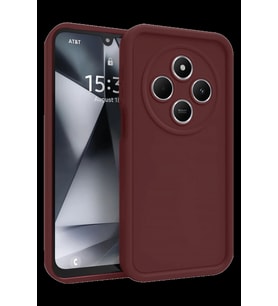 Pilelistore   Xiaomi Redmi 14C Kılıf Viera Silikon - Bordo