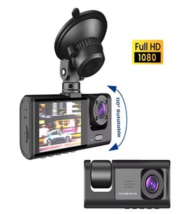 Wi-Fi 1080P HD 2”inch Süper Ekranlı Araç Kamerası  150mAh  Araba Güvenlik Kamerası 12-24V