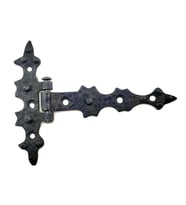 Antika Tarz Dekoratif Pirinç Yıldız Kuyruklu Menteşe - 85x110 Mm, Oksit