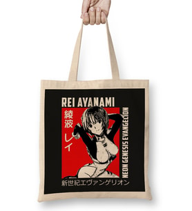 Rei Ayanami 01 Bez Çanta Uzun Saplı