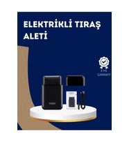 Ultra İnce Elektrikli Tıraş Makinesi, USB Şarjlı ve Su Geçirmez