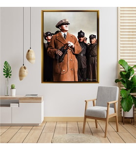 ÇERÇEVELİ ATATÜRK TABLO S552