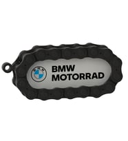 BMW Logolu Özel Tasarım Zincir Detaylı Motosiklet Anahtarlığı