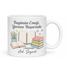Öğrenci Sınav Haftası Ders Notları Geleceğin Yıldızı Kupa Bardak Hediye