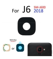 Tkgz Samsung Galaxy J6 J600 Arka Kamera Camı Lens Yapışkanlı
