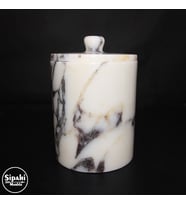 Sipahi Marble Menekşe Mermer Çöp Kovası
