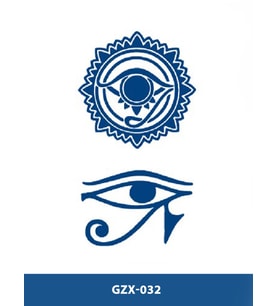 GZX-032 YARI KALICI GÖZ ÇİFT DESEN DÖVME-TATTO