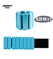 Joinfit Pro Ayarlanabilir El ve Ayak İçin Bilek Ağırlığı 0,25 KG X 2 Adet (Mavi)
