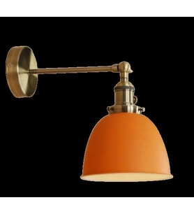 MYLİGHTS  RETRO RUSTİK MAFSALI HAREKETLİ DUVAR LAMBASI APLİK HAREKETLİ  TUTUNCU (Siyah)