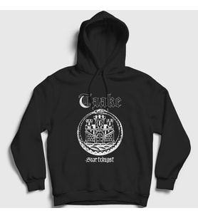 Presmono Unisex Siyah Svartekunst Taake Kapüşonlu Sweatshirt 448510tt
